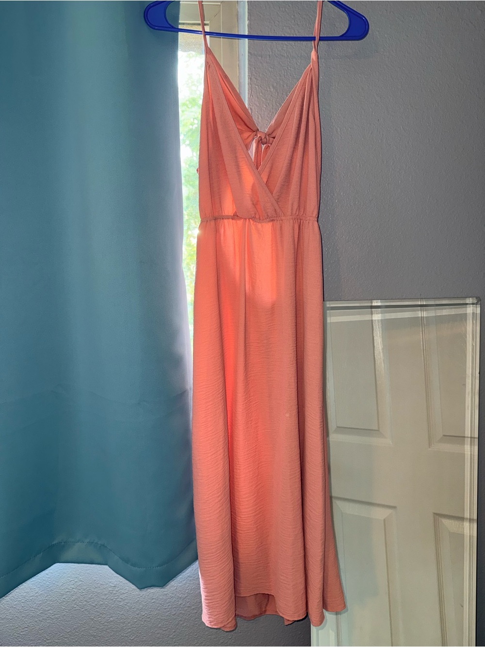 Pink Sleeveless Maxi Dress
